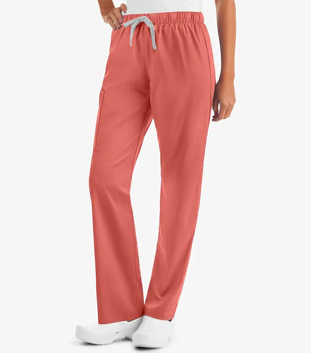Poplin Unisex Scrub Pant - 2 Pockets (1 Back, 1 Cargo Pocket)
